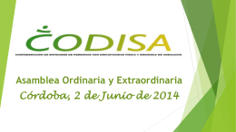 Asamblea general CODISA 2014