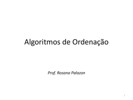 Algoritmos de Ordenação (.ppt)