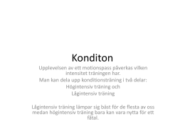 Konditon pp presentation