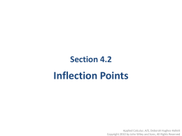 Inflection points [4.2]
