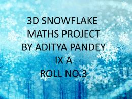 11 Aditya Tanay Pandey- Snow Flakes