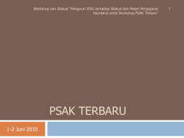 PSAK Terbaru - Website Staff UI