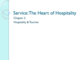 Service: The Heart of Hospitality
