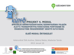 KÚTF* projekt szakmai projektindító egyeztetés - kútfő