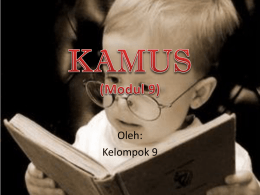 KAMUS (Modul 9)
