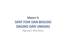 Daging - MATERI KULIAH PANGAN