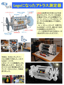Legoになったアトラス測定器