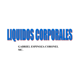 líquidos corporales - Gabriel Espinoza Md.
