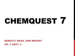 Chemquest 7 - Wayne County Public Schools