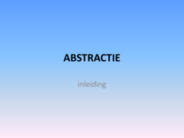 abstractie - RSG Enkhuizen