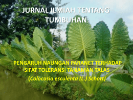ppt jurnal ilmiah tentang tumbuhan