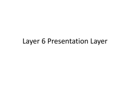 Layer 6 Presentation Layer - SI-35-02
