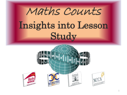 Lesson study by Our Lady`s College Drogheda