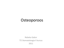 Osteoporoos