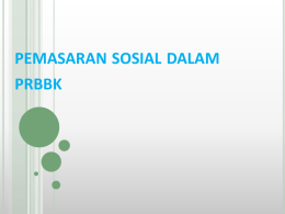 MB 7.1 Pemasaran Sosial PRBBK