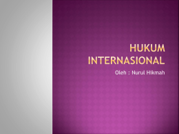 HUKUM INTERNASIONAl 2012