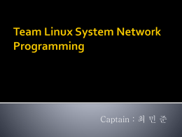 Team Linux System Network Programming