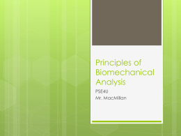 Principles of Biomechanical Analysis