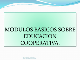modulos basicos sobre educacion cooperativa c