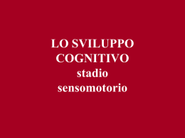 Piaget stadio sensomotorio
