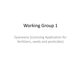 Licensing Application