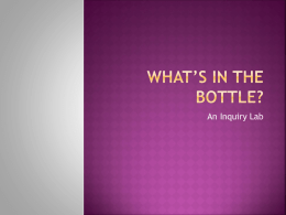 what`s in the bottle?