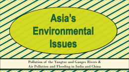Asia`s Environmental Issues