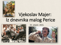 Vjekoslav Majer: Iz dnevnika malog Perice