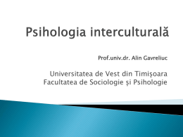 1_Gavreliuc_Specificul psihologiei interculturale