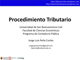 Procedimiento Tributario 2011 - Docencia tributaria
