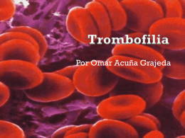 Trombofilia-Omar Acuña