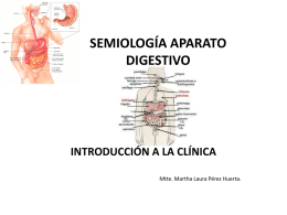semiología aparato digestivo introducción a la clínica