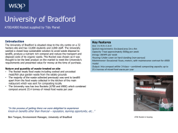 University of Bradford case study