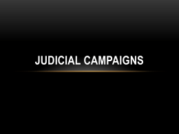 Judicial Elections Presentation