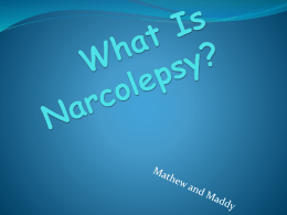 psych project – narcolepsy