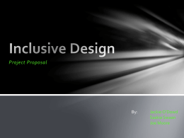 Interactive Design Proposal Slides