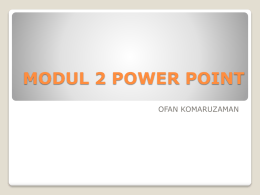 MODUL 2 POWER POINT