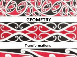 Geometry Transformations - Kowhaiwhai