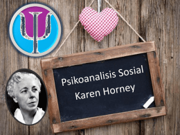 Karen Horney - Psikologi UHT 2012