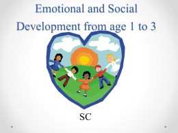 Chapter 12 – Social Emotional 1 – 3 – SC