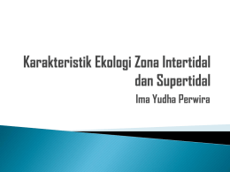 3. Karakteristik Ekologi Zona Intertidal