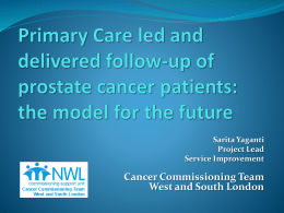 Cancer Commissioning Team West and South London