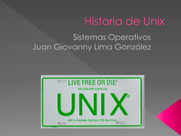 Historia de Unix