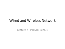 Wired and Wireless Network