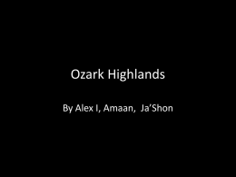 Ozark Highlands - Mrs.Nicodemus` Dream Team