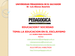 EDUCACION Y SOCIEDAD (01E)