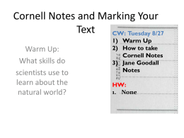 Jane Goodall Notes