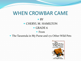 WHEN CROWBAR CAME - Wikispaces