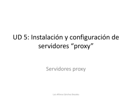 servidor proxy - Luis Alfonso SAD