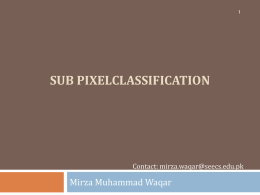 Sub Pixel Classification